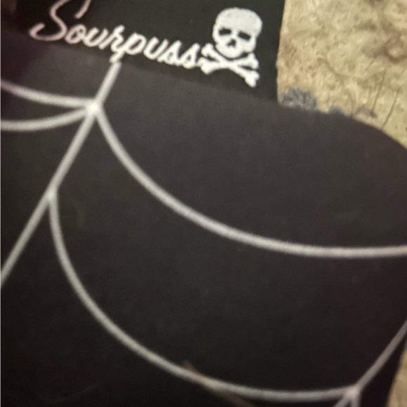 Sourpuss cobweb spider web makeup pencil case neoprene - Picture 2 of 2